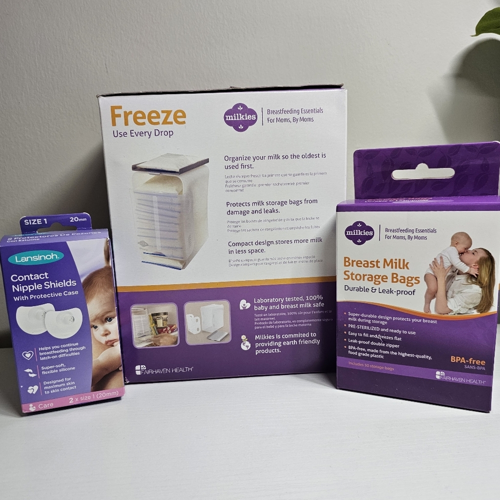 Milkies Breastmilk Freezer Storage Set